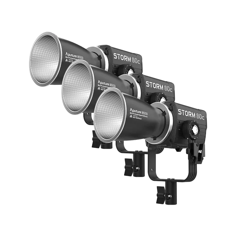 Aputure Storm 80c 3 Light Kit 1