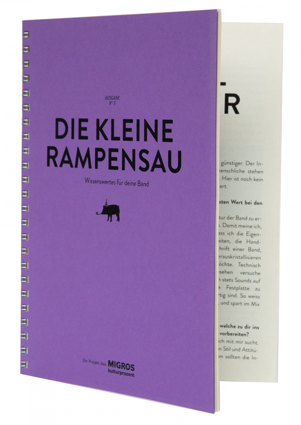 Verkauf Bandbroschuere Die Kleine Rampensau schwarz